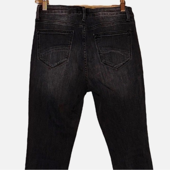 Driftwood Jeans Women's 27 Black Jackie High Rise Skinny Embroidered Snakeskin - Picture 2 of 13